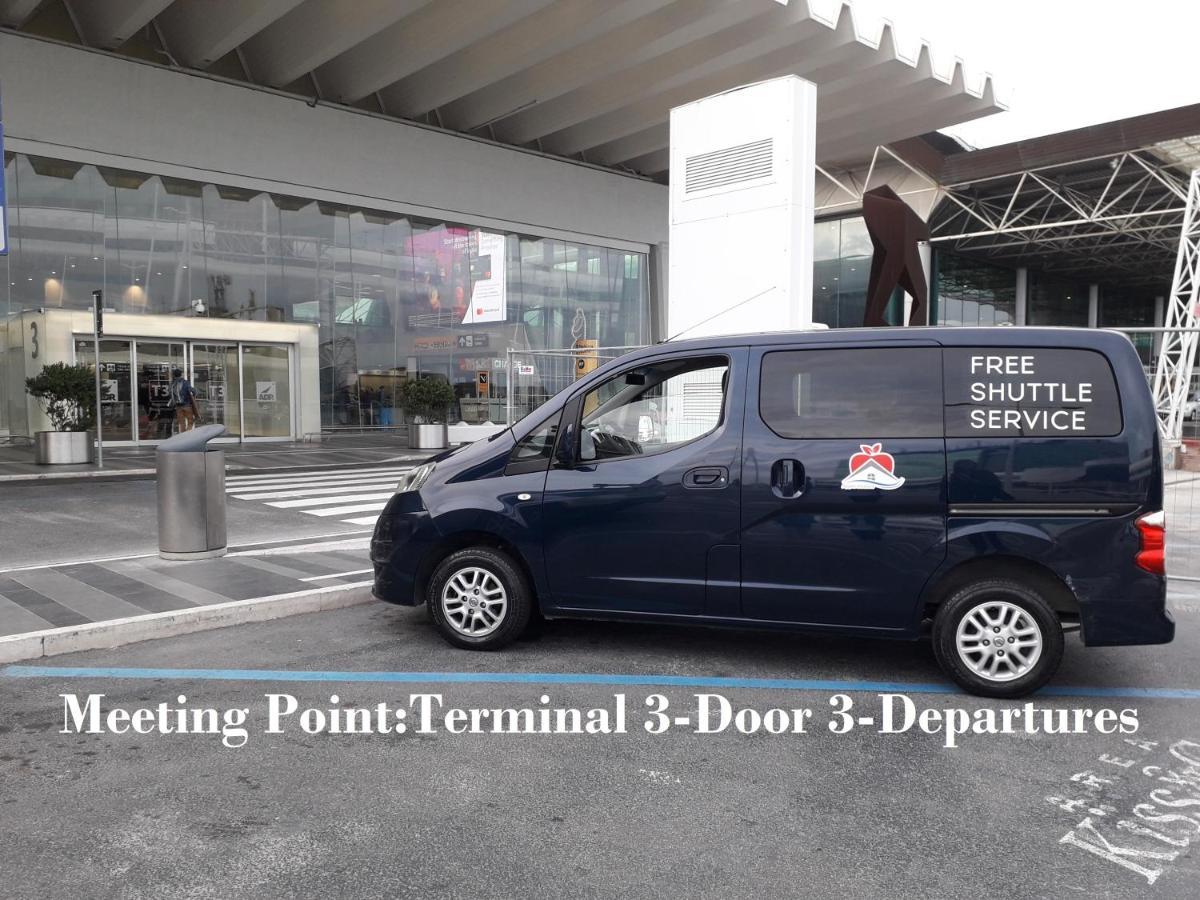 애플 룸 로마 에어포트 호텔 피우미치노 외부 사진 Free shuttle service